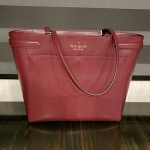 Kate Spade Burgundy Laptop Tote